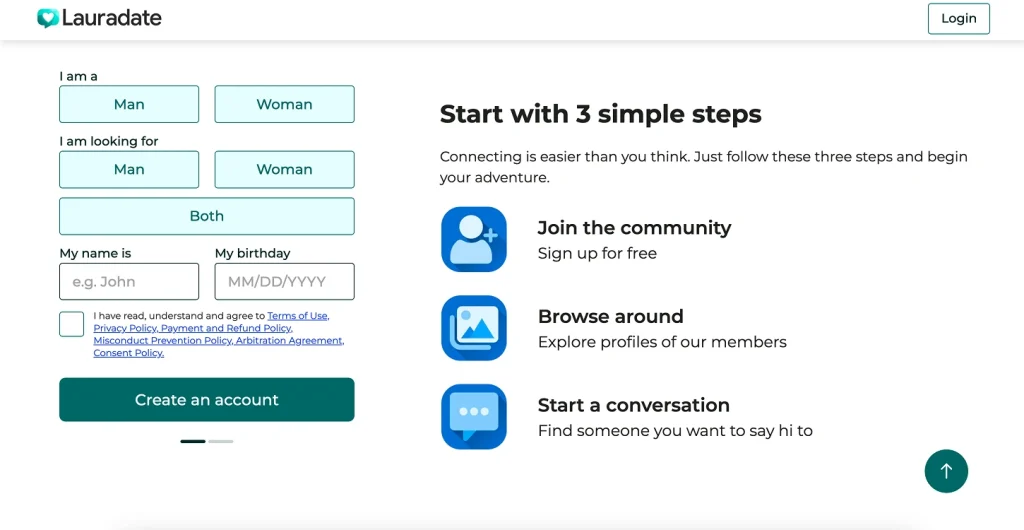 Lauradate dating site sign up